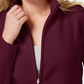 Karen Scott Women's Sport Zip Up Zeroproof Fleece Jacket Red Size S