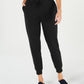 Karen Scott Women's Sport Drawstring Waist Jogger Pants Black Size X-Small
