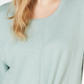 Style & Co Women's Tie-Front Sweater Green Size XX-Large