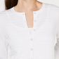 Charter Club Women's Textured Cardigan White Size Small