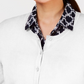 Charter Club Women's Petite Crewneck Cardigan White PL