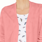 Karen Scott Women's Open-Front Cardigan Pink Size Large