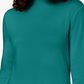 Karen Scott Women's Cotton Mock-Neck Top Blue Size X-Large