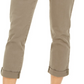 Style & Co Women's Belted Cuffed Jeans Brown Size 12