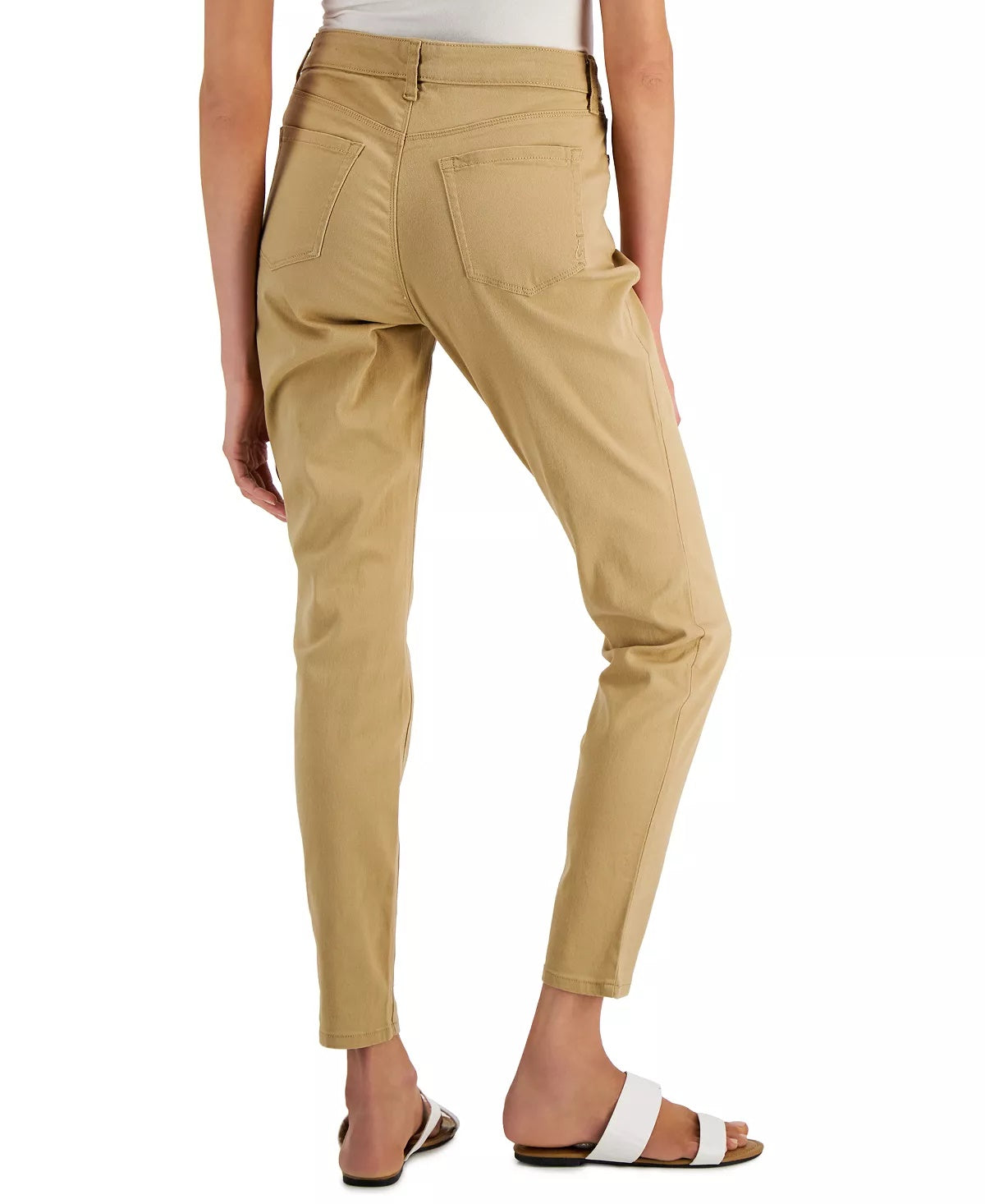 Style & Co Women's Curvy Skinny Ankle Jeans Brown Size 8