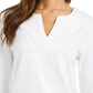Charter Club Women's Cotton Embroidered Top White Size Small