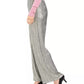JM Collection Women's Metallic Crinkle Pants Yellow Size Small