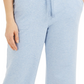 Karen Scott Women's Drawstring-Waist Capri Pants Blue Size Small