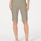 Charter Club Women's Pull On Bermuda Shorts Beige Size X-Small