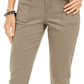 Style & Co Women's Belted Cuffed Jeans Green Size 6