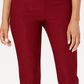 Charter Club Women's Cambridge Skinny Pull-On Tummy-Control Pants Wine Size 16