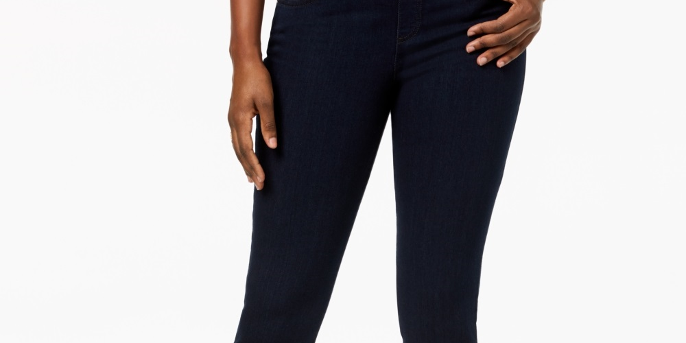 Style & Co Women's Petite Avery Cropped Jeans Blue Size Petite Medium