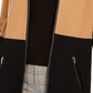 Charter Club Women's Milano Cotton Colorblocked Cardigan Brown/Black Size XX-Large