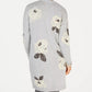 Style & Co Women's Embroidered Floral Jacquard Long Cardigan Gray Size XX-Large