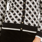Charter Club Women's Lurex Patterned Cardigan Black Size X-Large