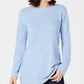 Karen Scott Women's Textured Tunic Sweater Blue Size XX-Large