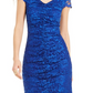 Thalia Sodi Women's Lace Flounce Hem Dress Blue Size Large