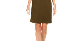 Alfani Women's Solid Sheath Dress Green Size 2 Petite