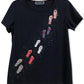 Karen Scott Women's Scoop Neck T-Shirt Blue Size Small