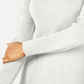 Karen Scott Women's Cotton Ribbed Mock Neck Sweater White Size PS