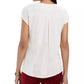 Style & Co Women's Snowflake Graphic Top Gray Size PS