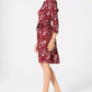 Charter Club Women's Paisley Polo Shirtdress Wine Size XX-Large