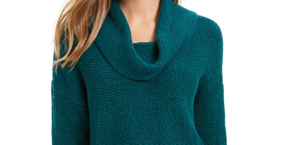 Style & Co Women's Sweater Green Size X-Small