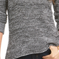 Style & Co Women's Crewneck Marled Sweater Black Size X-Large