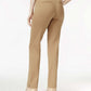 Charter Club Women's Cambridge Skinny Pull On Tummy Control Pants Brown Size 4