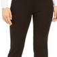 Alfani Women's Embellished Hem Skinny Pants Black Size 10