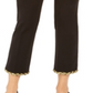 Alfani Women's Embellished Hem Skinny Pants Black Size 10