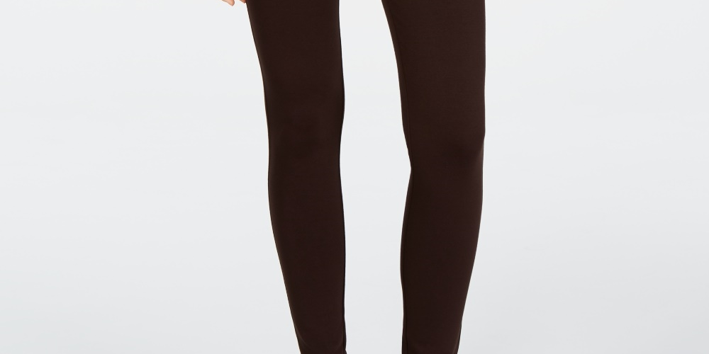 INC International Concepts Women's Seamless Leggings Brown Size 16X4.5