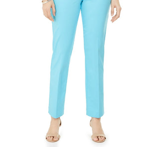 JM Collection Women's Studded Pull-On Tummy Control Pants Regular And Short Lengths Navy Size Small