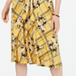 Charter Club Women's Belted Mixed Print Dress Yellow Size XX-Large