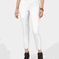 Style & Co Women's Rolled-Hem Skinny Pants  White Size 14