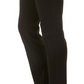 Style & Co Women's Curvy-Fit Skinny Bling Pocket Jeans Black Size 4