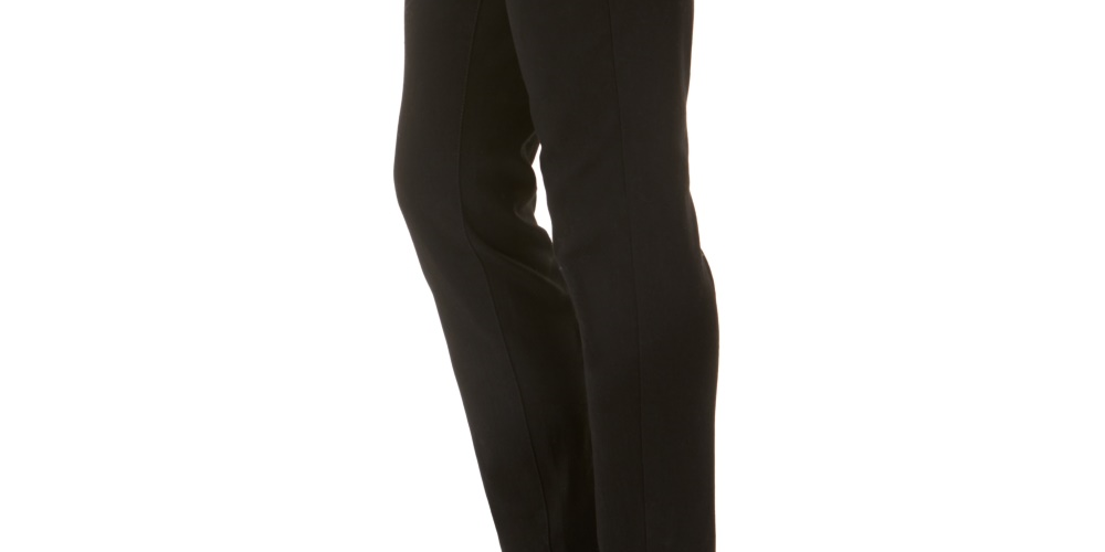 Style & Co Women's Curvy-Fit Skinny Bling Pocket Jeans Black Size 4