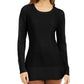 Style & Co Women's Mixed-Stitch Sweater Black Size XX-Large