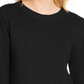 Style & Co Women's Puffy-Sleeve Sweater Black Size Medium