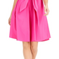 Charter Club Women's Cotton Tie Waist Fit & Flare Dress Pink Size 10