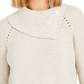 Style & Co Women's Pointelle Knit Sweater Beige Size X-Small