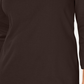 Karen Scott Women's Cotton Shawl-Collar Button Top Brown Size X-Small