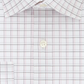 Michael Kors Men's  Stretch Check Dress Shirt White/Brick Size 16X34-35