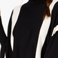Alfani Women's Striped Poncho Sweater Black Size Petite Small