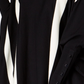 Alfani Women's Striped Poncho Sweater Black Size Petite Small