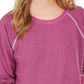 Style & Co Women's Contrast-Stitched Sweatshirt  Purple Size XX-Large