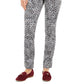 Charter Club Women's Animal-Print Lexington Straight Leg Jeans White Size 12