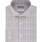 Michael Kors Men's Glen Plaid Slim Fit Button Down Shirt Gray Size XL