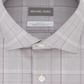 Michael Kors Men's Glen Plaid Slim Fit Button Down Shirt Gray Size XL