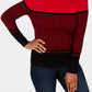 Karen Scott Women's Ribbed Mock-Neck Cotton Sweater Bright Red Size X-Small